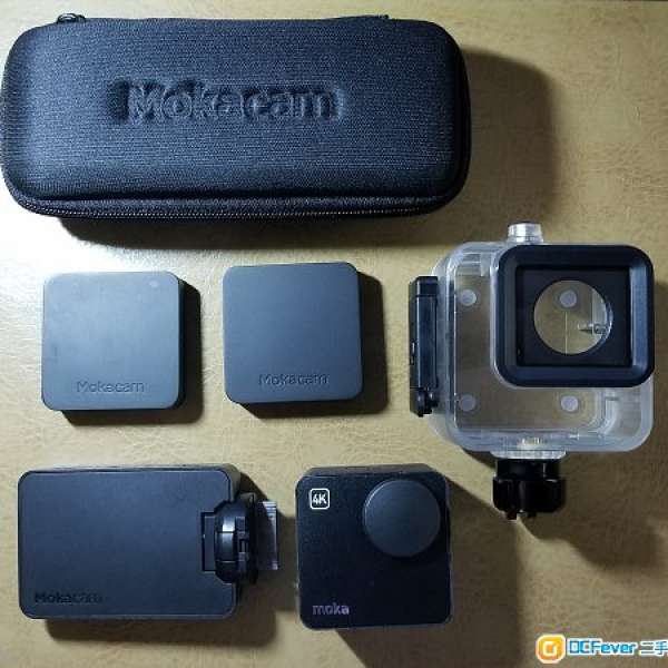 Mokacam 4K action camera bundle - 二手或全新Action Cam, 攝影產品 - DCFever.com