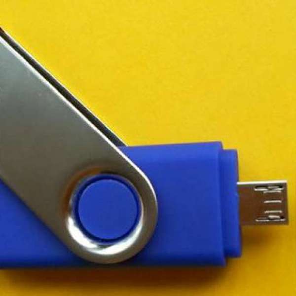 Rotatable 8GB OTG microDuo USB Flash Drive