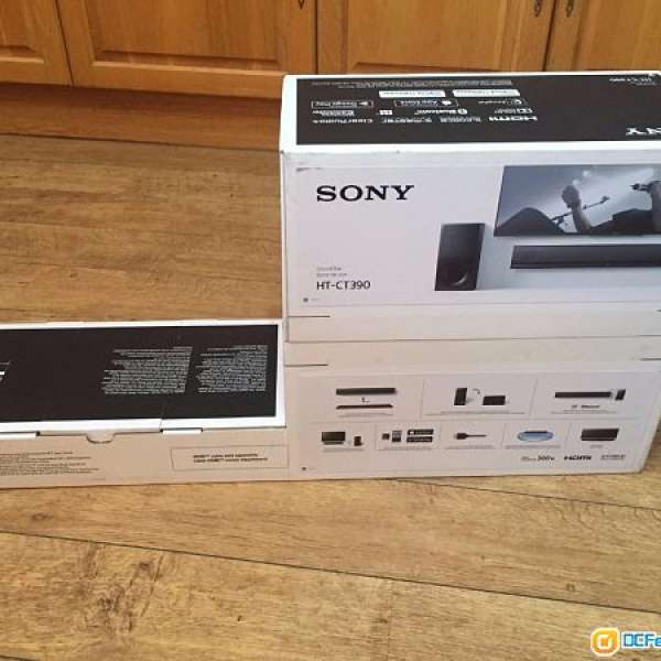 全新未開箱Sony Soundbar HT CT390