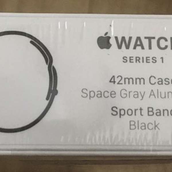 Apple Watch series 1 42mm Space Gary Aluminium