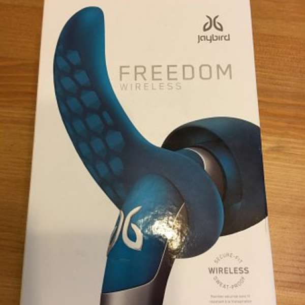 JAYBIRD FREEDOM WIRELESS 藍色耳機9成新盒裝全套