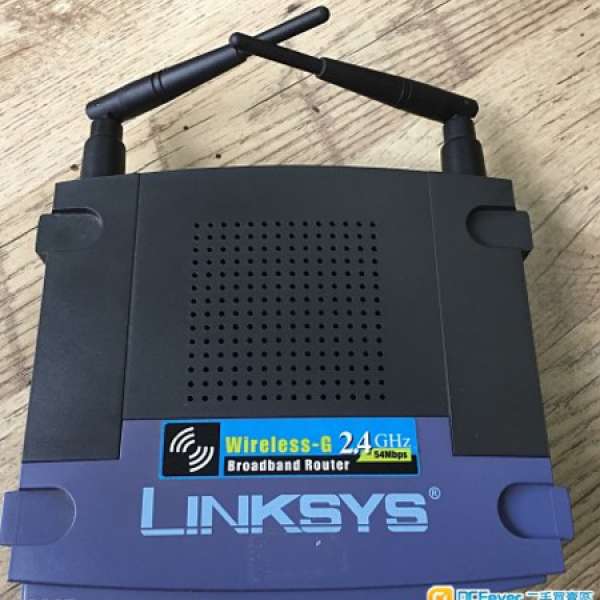 Linksys 2.4Ghz Wi-Fi router 路由器 model no: WRT 54G