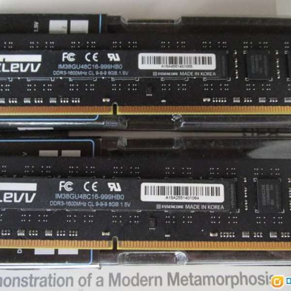 KLEVV Value DDR3 1600MHz 8GB (2x8GB) Ram