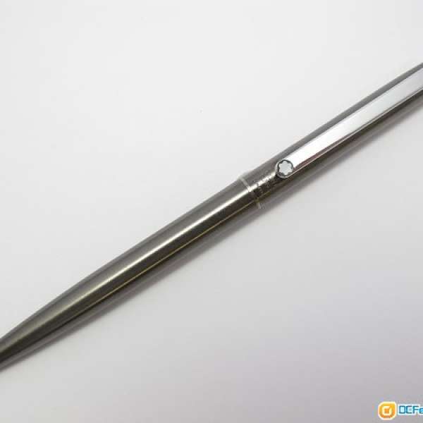 Montblanc Noblesse Slim Line Ballpoint Pen-70年代萬寶龍 Slim Line 炭灰磨沙桿原...