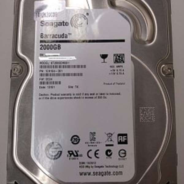 Seagate ST2000DM001 2TB SATA 6.0Gb/s Desktop Hard Drives