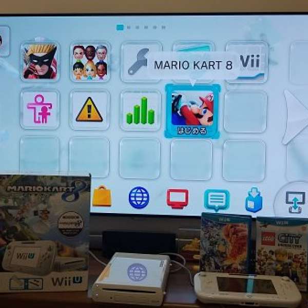 98% 新 任天堂 Nintendo 日版 Wii 孖寶賽車版