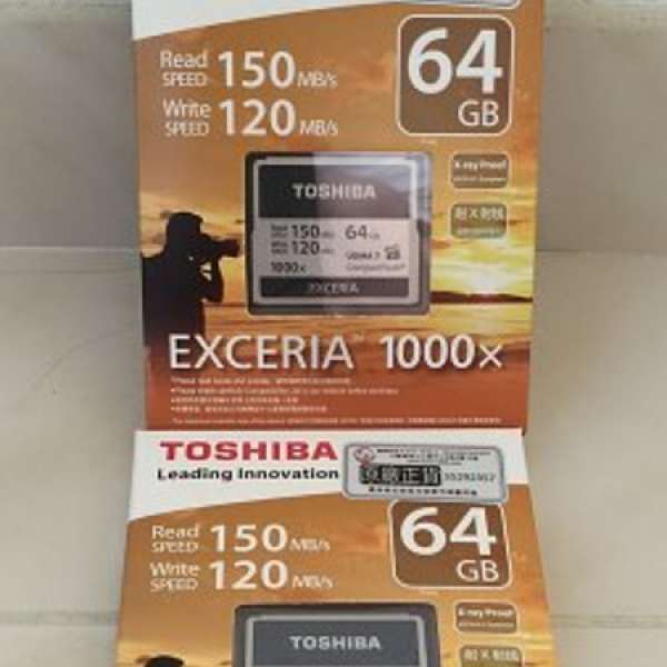 100% new Toshiba CF 1000x  (not canon nikon sony)