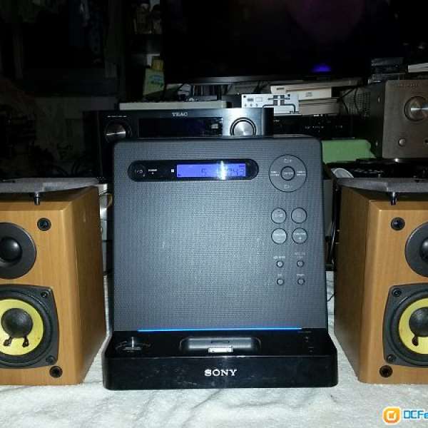 SONY  CMT -LX30R mini cd组合机+天龙2路喇叭仔