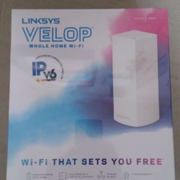 Linksys Velop WHW0301 多單元WiFi路由器系統 (單裝)