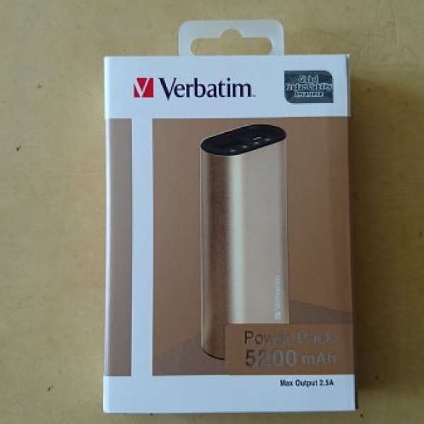 全新 Verbatim 5200mAh Power Pack 外置電池