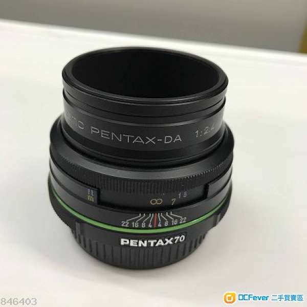 Pentax DA 70mm F2.4 Limited