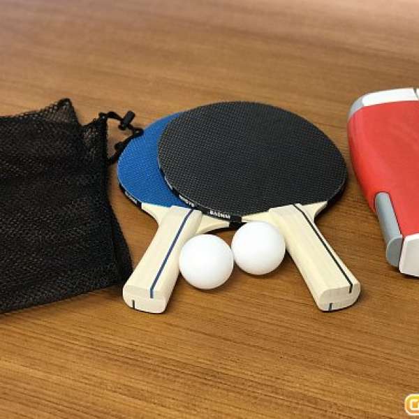Mini Table Tennis Set 便攜式伸縮網架 乒乓球拍, 乒乓球 套裝