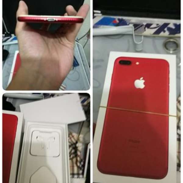 出售 9成新 紅色 iphone 7 plus 128g