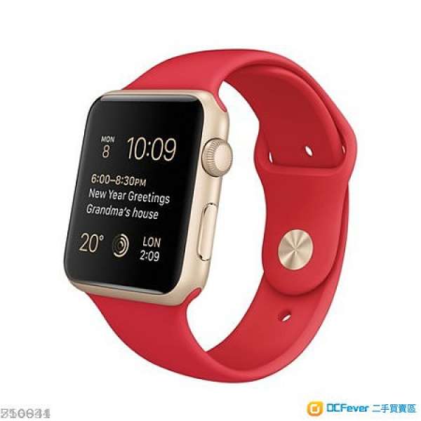 100%全新行貨Apple Watch Sport (第一代) 42毫米鋁金屬錶殼配運動錶帶 MMEE2ZP/A