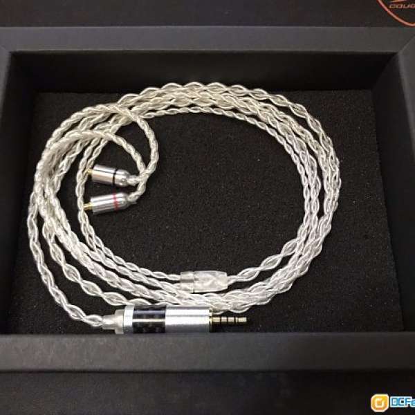 極新 2.5mm 平衡 4芯 鍍銀Litz cable (MMCX頭)