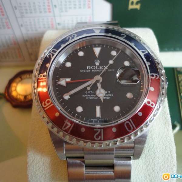 100% new 未用收藏品 Rolex GMT Master II 16710 BLRO 原裝紅藍圈