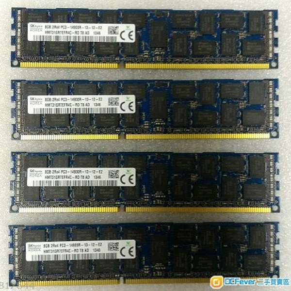 Hynix 8gb Pc3-14900r Ddr3-1866mhz 2rx4 Server RAM Memory x4