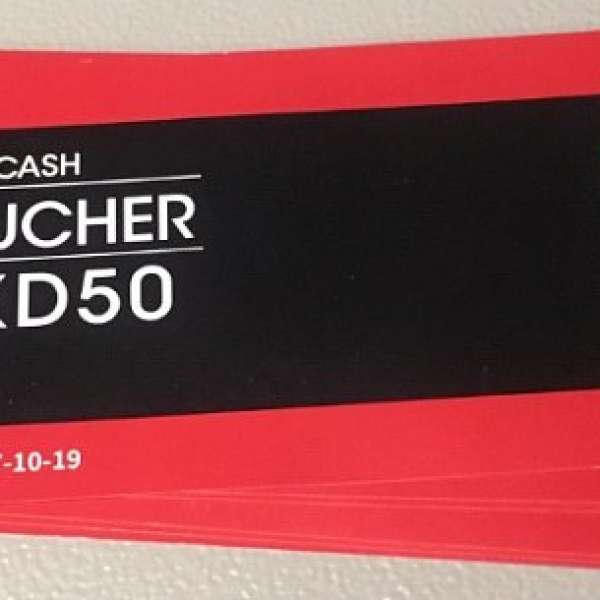 《Red Mr》 RedMr 紅人派對 唱K 現金劵 禮劵 Gift Voucher Coupon $50 (共六張)