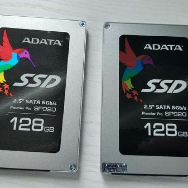 ADATA SP920 128GB SSD x 2 (SATA)