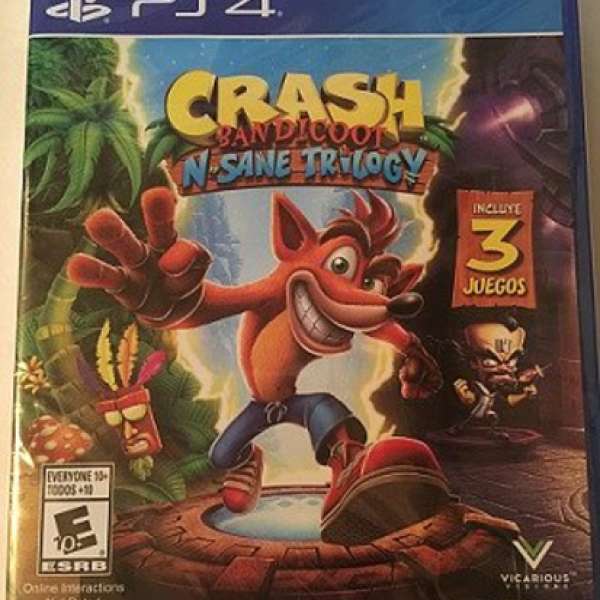 全新PS4 古惑狼 Crash Bandicoot N Sane Trilogy