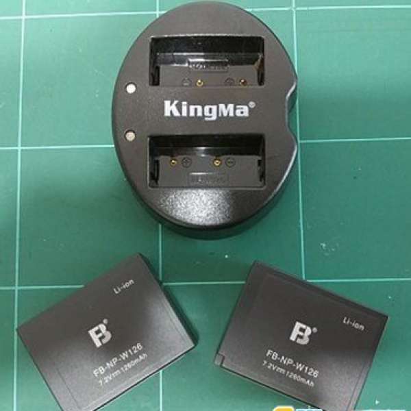  KINGMA LP-E6 USB DUAL CHARGER 充雙電器for fujifilm 富士 for np126/np126s