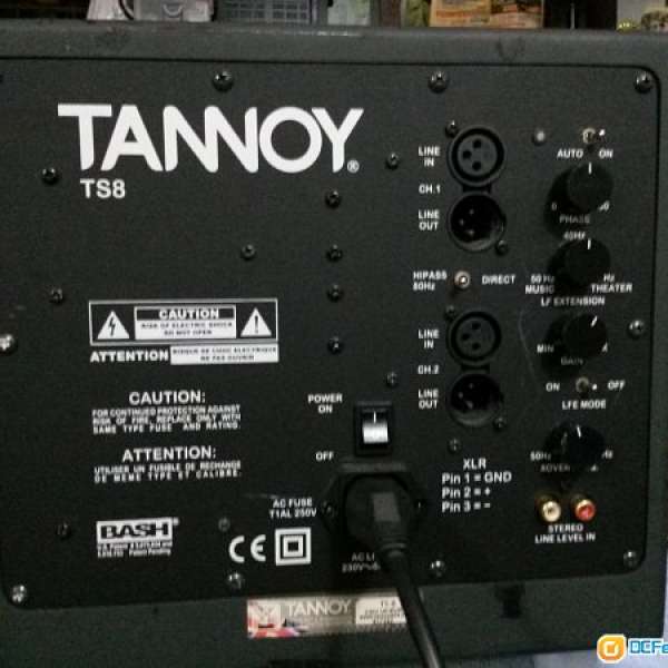天朗 TANNOY TS8 8 寸有源低音(坏机）