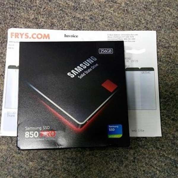 100% 全新未開封 Samsung 850 Pro 256gb SSD