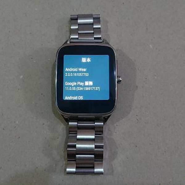 95%新 Asus Zen Watch 2 1.67吋 不銹鋼錶帶連原裝帶