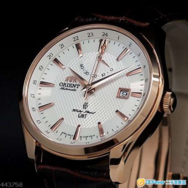 ORIENT 腕時計 AUTOMATIC Polaris GMT  SDJ05001W0  玫瑰金色