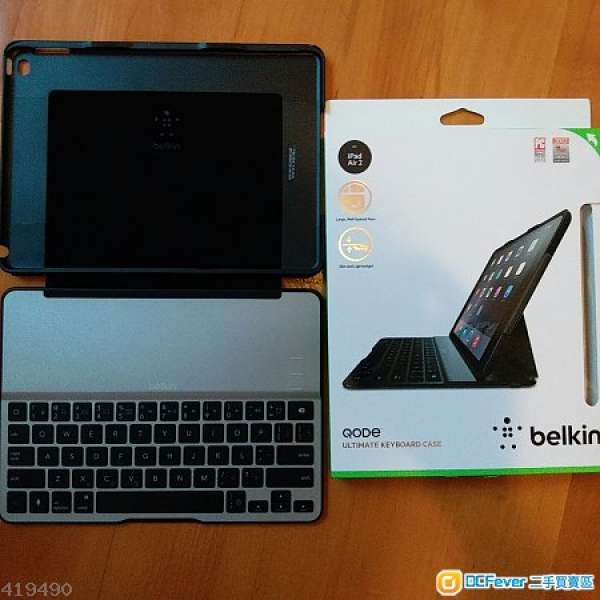 95% 新淨 Belkin QODE Bluetooth Keyboard Case for iPad Air 2