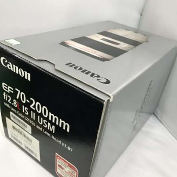 Canon 70-200mm f2.8 is ll 行貨有盒有袋