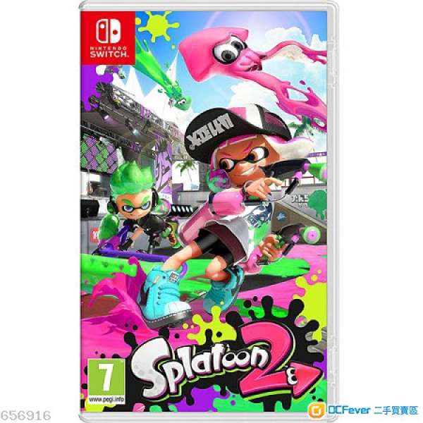 Nintendo Splatoon 2《漆彈大作戰 2》英文版 switch game