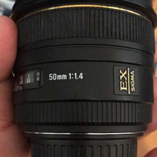 新皮 Sigma 50mm F1.4 EX DG HSM for Canon ( not art lens )
