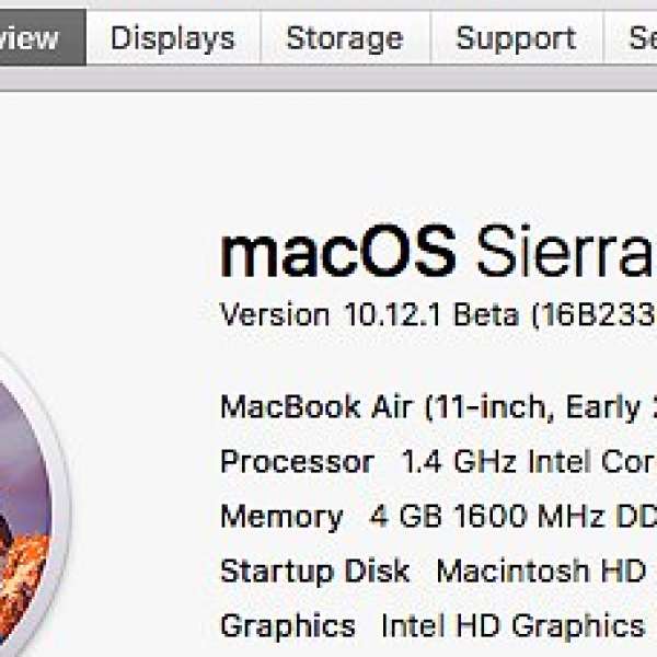 MacBook Air 11 128GB 2014