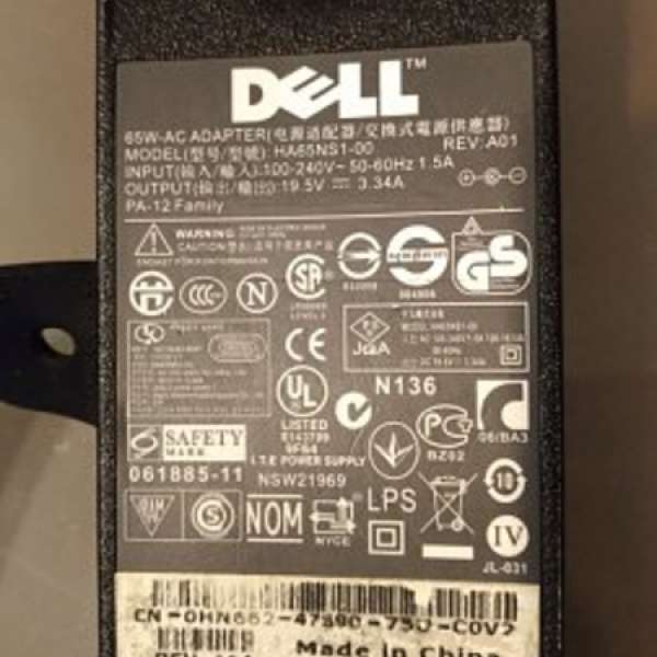 DELL notebook 火牛