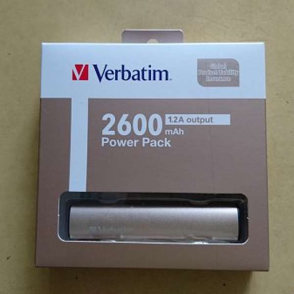 全新 Verbatim 2600mAh Power Pack 外置電池