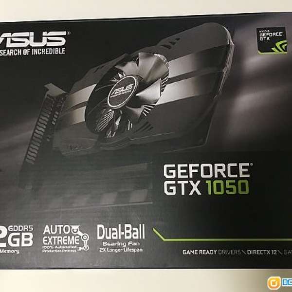 Asus GTX 1050 2GB GDDR5 購至7月13日 有保至2020年7月