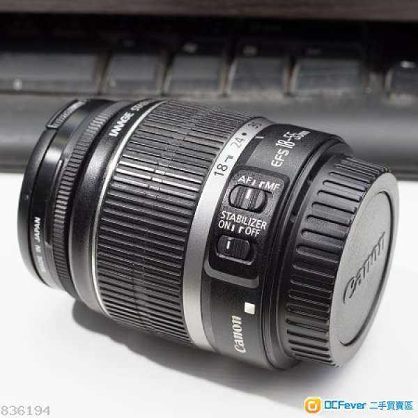 平價標準鏡，入門必備Canon EF-S 18-55mm f/3.5-5.6 IS