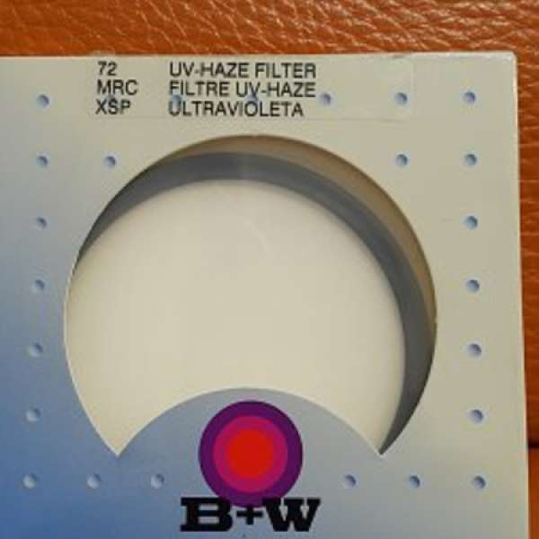 B+W 72mm Filter MRC XSP UV-Haze (合CANON NIKON SONY用)
