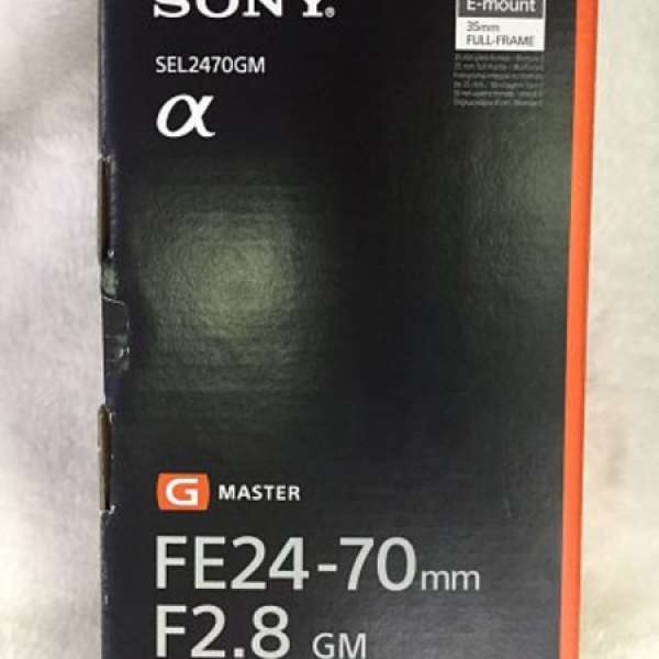 Sony 24-70mm f2.8 GM. 98新行貨 齊盒齊單及配件 一切操作正常 (不合完美主義者及無...