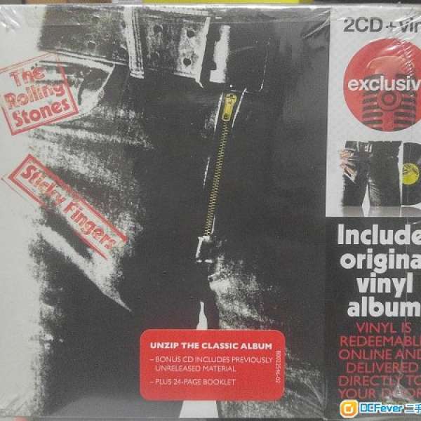 全新未拆 The Rolling Stones《Sticky Fingers》(Deluxe Edition) 2CD 美版