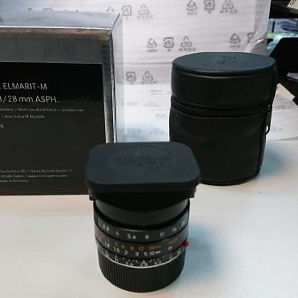 Leica 28mm Elmarit-M f2.8 ASPH Full boxset