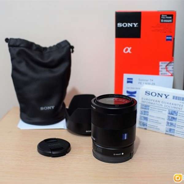 Sony SEL55F18Z Zeiss Sonnar T* FE 55mm F1.8 ZA 55mm 1.8