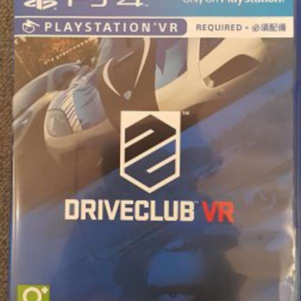 9成新PSVR game - Driveclub VR