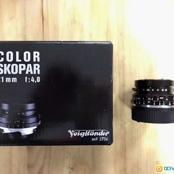 Voigtlander color skopar 21mm f4, M-mount