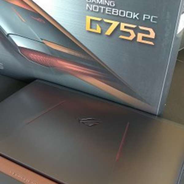 出售 95% 新 Asus G752 ROG 17.3"電競筆電 i7-6700HQ, 16GB, 128GB M.2 SSD + 1TB