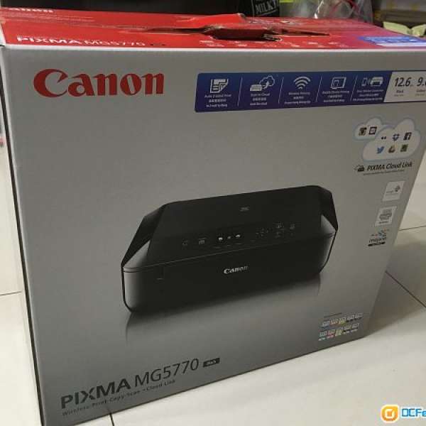 全新 100% new Canon Printer PIXMA MG5770 黑色