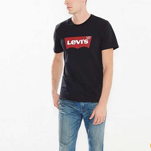 LEVIS HOUSEMARK TEE BLACK