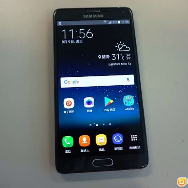 95% New Samsung Galaxy Note 4 黑色 單咭 32GB版本 SM-910U(行貨)