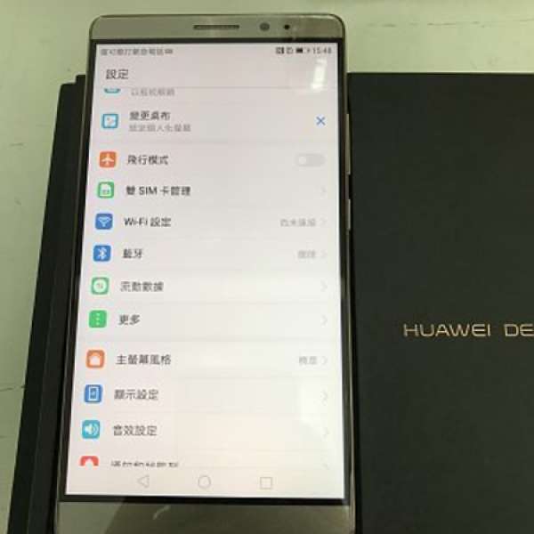 98%New Huawei Mate 8 Mocha Gold 6" 32GB 3GB 4G16MP Dual(有光點)